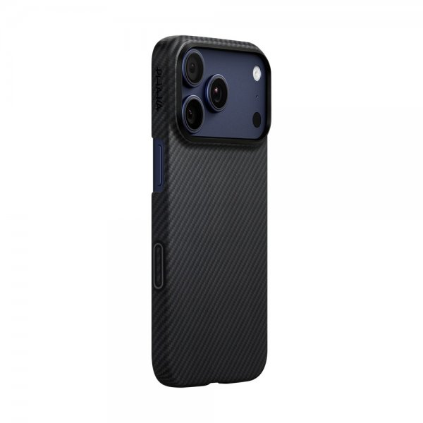 Pitaka iPhone 17 Pro Skal Edge Black/Grey Twill