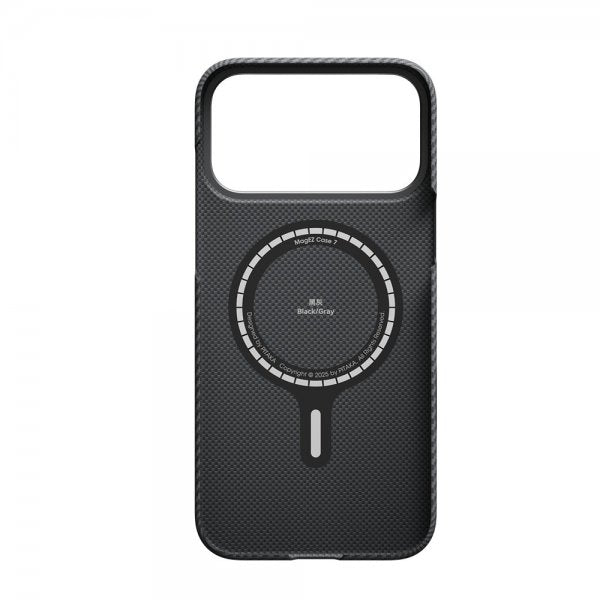 Pitaka iPhone 17 Pro Skal Edge Black/Grey Twill