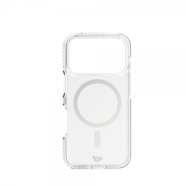 Tech21 iPhone 17 Pro Skal EvoCrystal MagSafe Metallic Silver