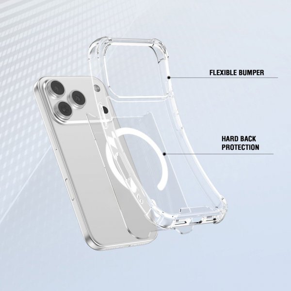 4smarts iPhone 17 Pro Skal Ibiza MagSafe Transparent