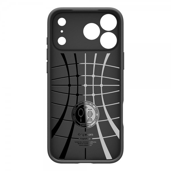 Spigen iPhone 17 Pro Skal Liquid Air Matte Black