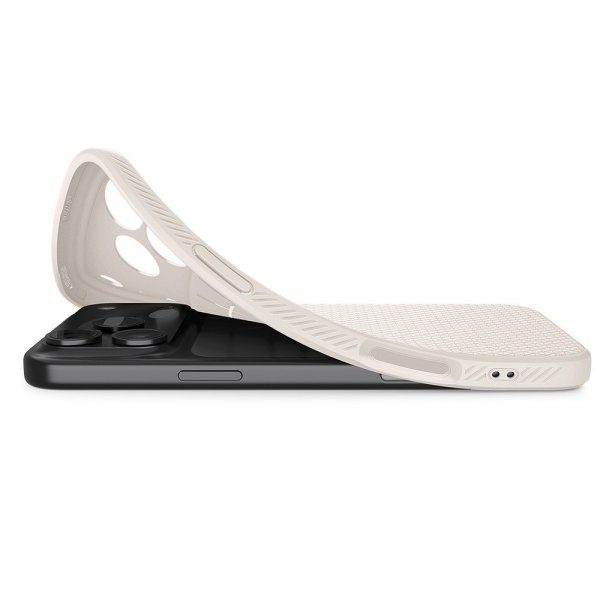 Spigen iPhone 17 Pro Skal Liquid Air Natural Titanium