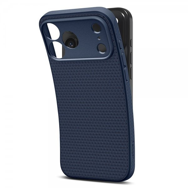 Spigen iPhone 17 Pro Skal Liquid Air Navy Blue