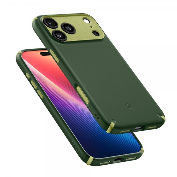 Spigen iPhone 17 Pro Skal Nano Pop Hybrid MagFit Avo Green