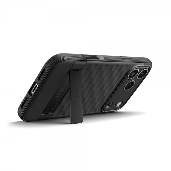 Spigen iPhone 17 Pro Skal Parallax S MagFit Matte Black