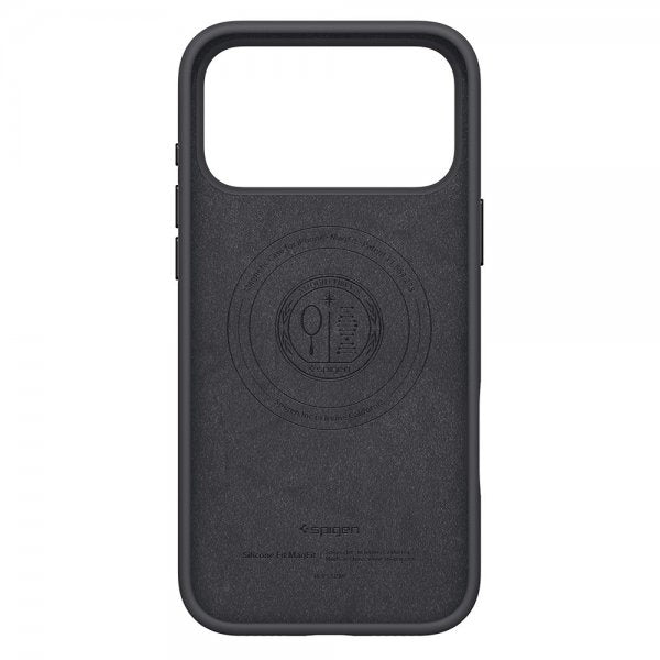 Spigen iPhone 17 Pro Skal Silicone Fit MagFit Svart