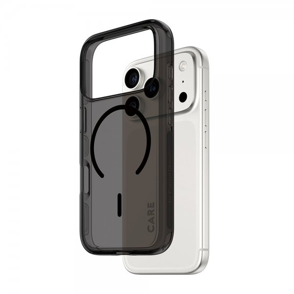CARE by PanzerGlass iPhone 17 Pro Skal Smokey MagSafe Svart