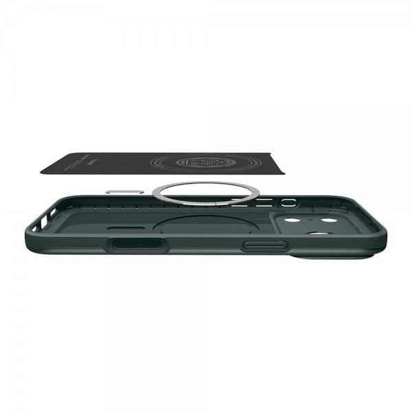 Spigen iPhone 17 Pro Skal Thin Fit MagFit Abyss Green