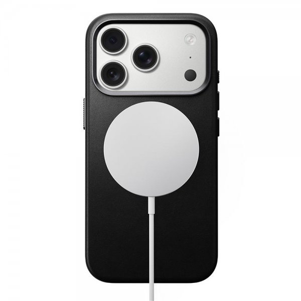 Nomad iPhone 17 Pro Skal Traditional Leather Case Svart