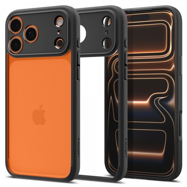 Spigen iPhone 17 Pro Skal Ultra Hybrid Matte Black