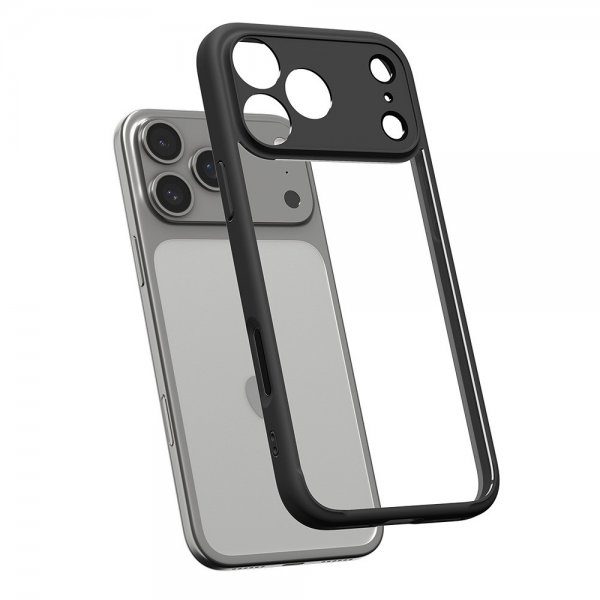 Spigen iPhone 17 Pro Skal Ultra Hybrid Matte Black
