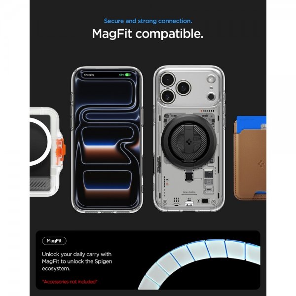 Spigen iPhone 17 Pro Skal Ultra Hybrid Neo One MagFit