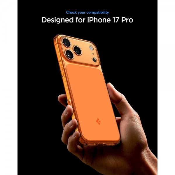 Spigen iPhone 17 Pro Skal Ultra Hybrid T MagFit Glossy Orange