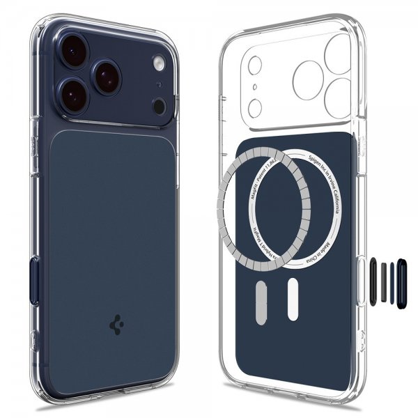 Spigen iPhone 17 Pro Skal Ultra Hybrid T MagFit Matte Blue