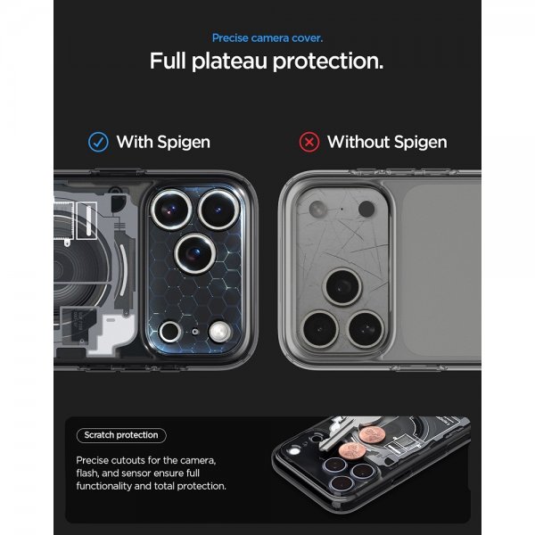 Spigen iPhone 17 Pro Skal Ultra Hybrid Zero One MagFit Svart