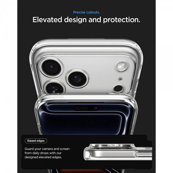 Spigen iPhone 17 Pro Skal Ultra Hybrid Zero One MagFit Vit