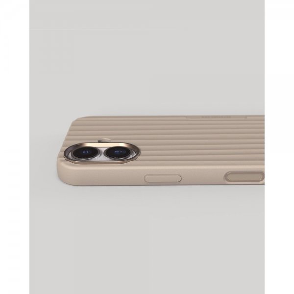 Nudient iPhone 17 Skal Bold Case MagSafe Linen Beige