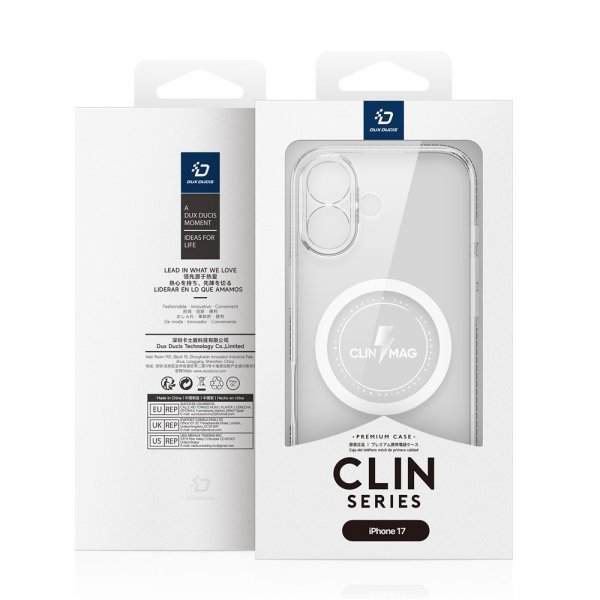 Dux Ducis iPhone 17 Skal Clin Series MagSafe Transparent