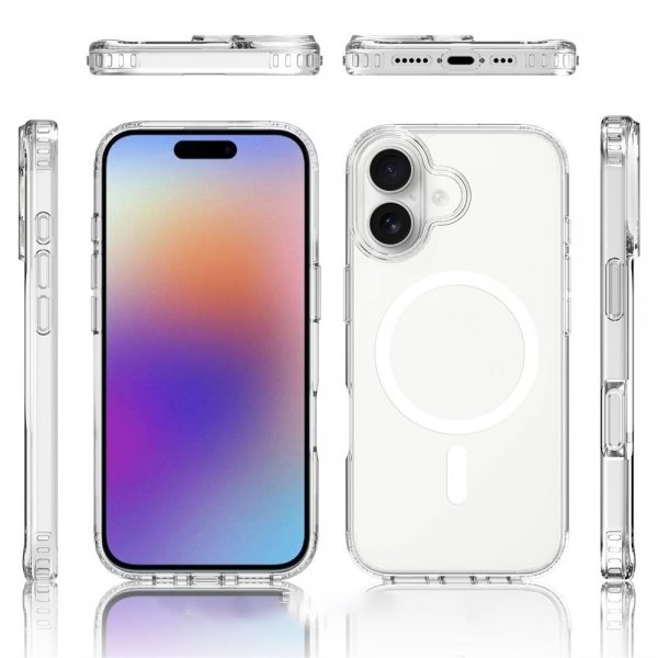 Nordic Covers iPhone 17 Skal Feather Series MagSafe Transparent