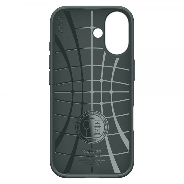 Spigen iPhone 17 Skal Liquid Air Abyss Green
