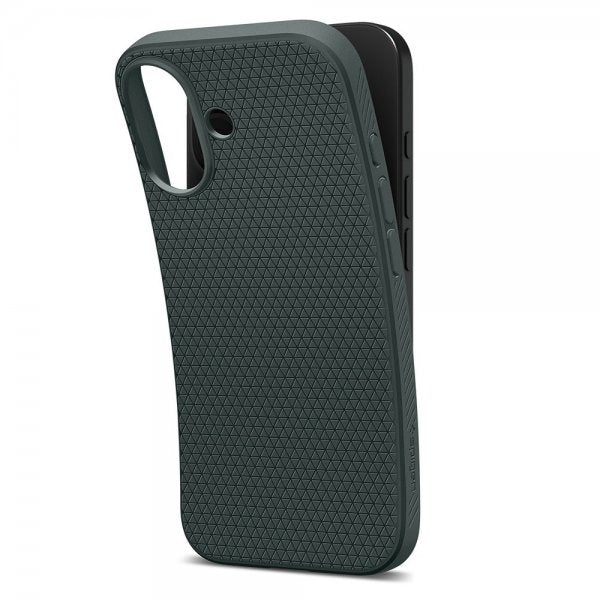 Spigen iPhone 17 Skal Liquid Air Abyss Green
