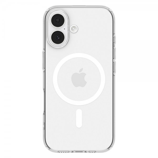 Spigen iPhone 17 Skal Liquid Crystal MagFit Clear White