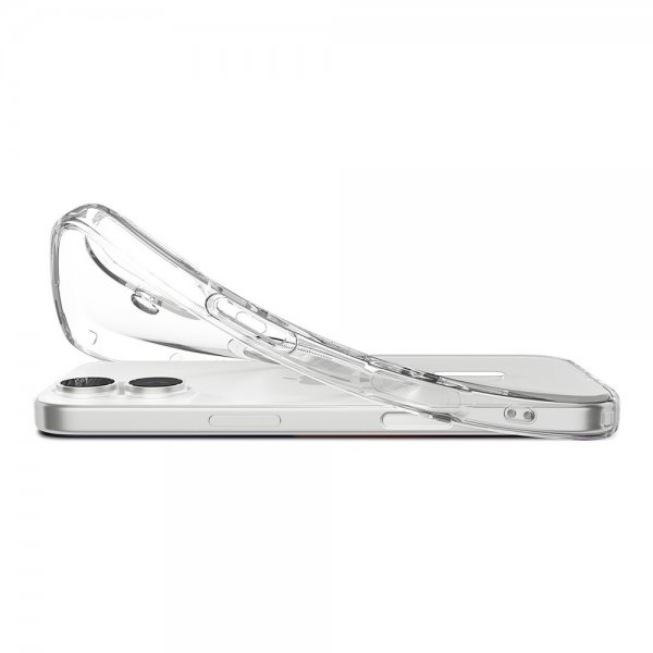 Spigen iPhone 17 Skal Liquid Crystal MagFit Clear White