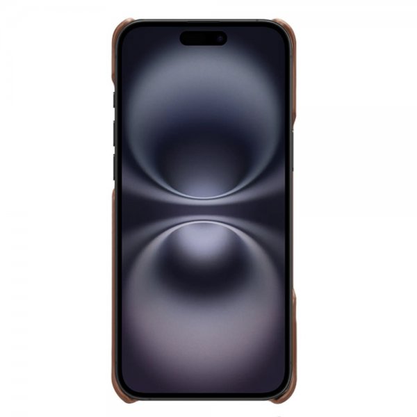 iPhone 17 Skal med två Kortfack Mörkbrun