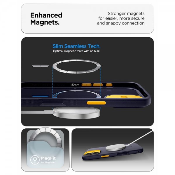 Spigen iPhone 17 Skal Nano Pop MagFit Blueberry Navy