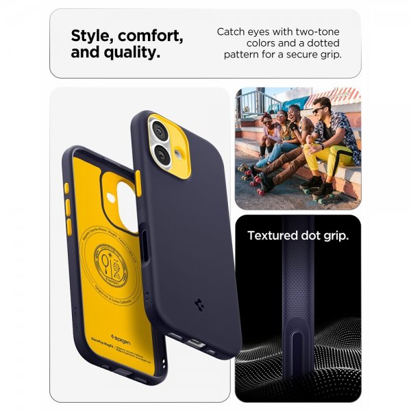 Spigen iPhone 17 Skal Nano Pop MagFit Blueberry Navy
