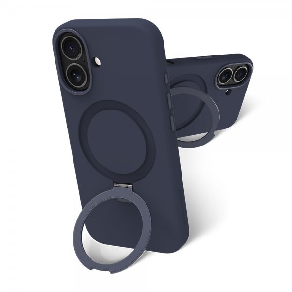 dbramante1928 iPhone 17 Skal Roskilde MagSafe Kickstand ICON Deep Water