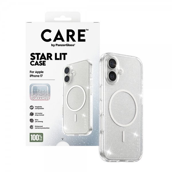 CARE by PanzerGlass iPhone 17 Skal Star Lit MagSafe