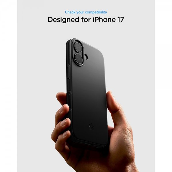 Spigen iPhone 17 Skal Thin Fit MagFit Svart