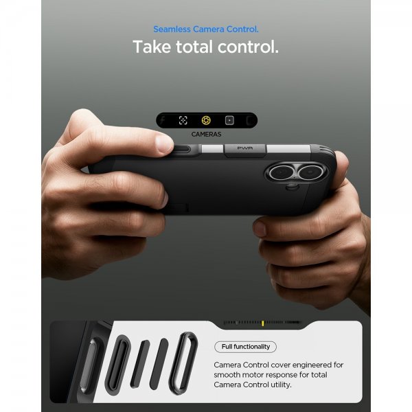 Spigen iPhone 17 Skal Tough Armor T MagFit Svart