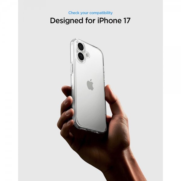 Spigen iPhone 17 Skal Ultra Hybrid Crystal Clear