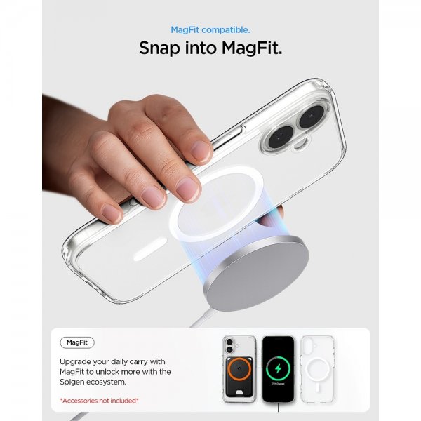 Spigen iPhone 17 Skal Ultra Hybrid MagFit Frost White