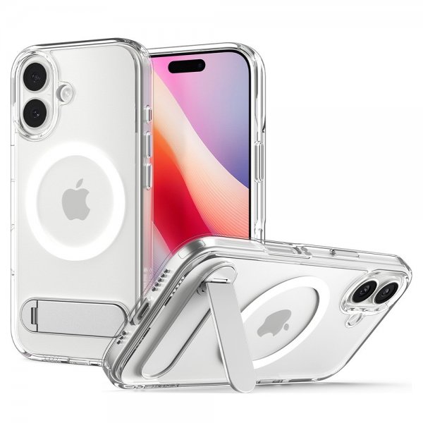 Spigen iPhone 17 Skal Ultra Hybrid S MagFit Clear White