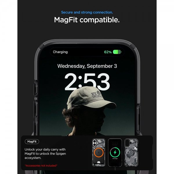 Spigen iPhone 17 Skal Ultra Hybrid Zero One MagFit Svart