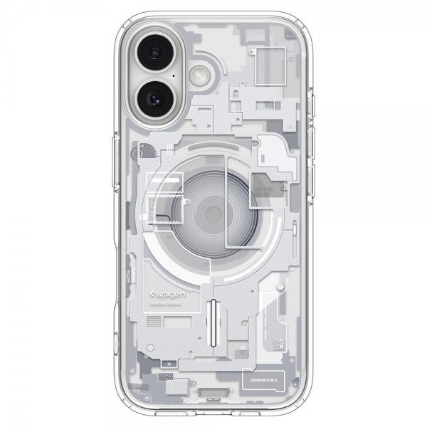 Spigen iPhone 17 Skal Ultra Hybrid Zero One MagFit Vit
