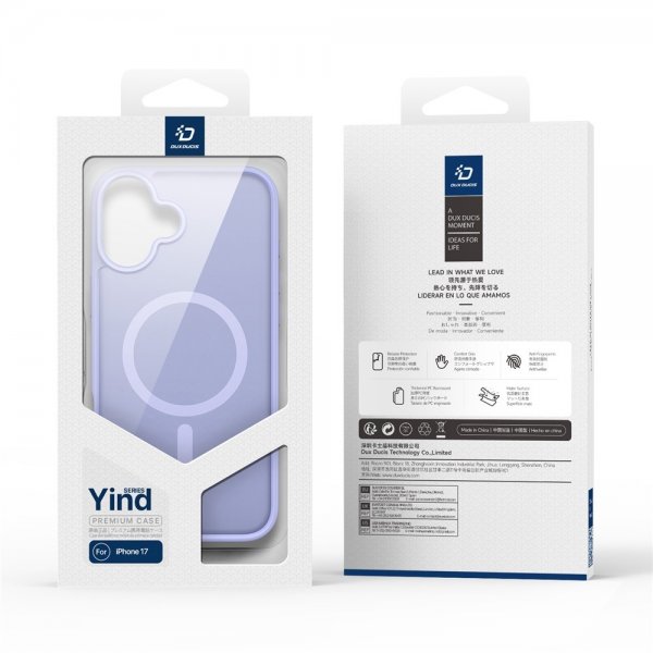 Dux Ducis iPhone 17 Skal Yind Series MagSafe Lila