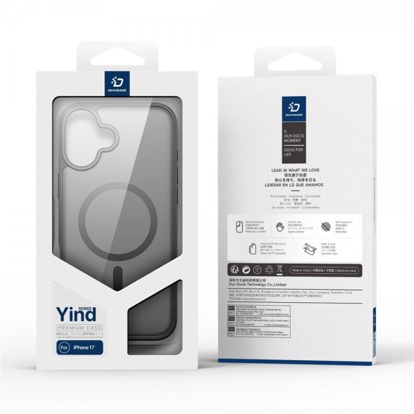 Dux Ducis iPhone 17 Skal Yind Series MagSafe Svart