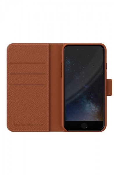 Richmond & Finch iPhone 6/6S/7/8/SE Fodral Wallet Löstagbart skal Brun