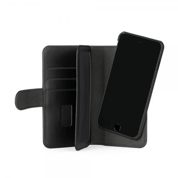 Gear iPhone 6/6S/7/8/SE Fodral 7 Kortfack Löstagbart Skal Svart