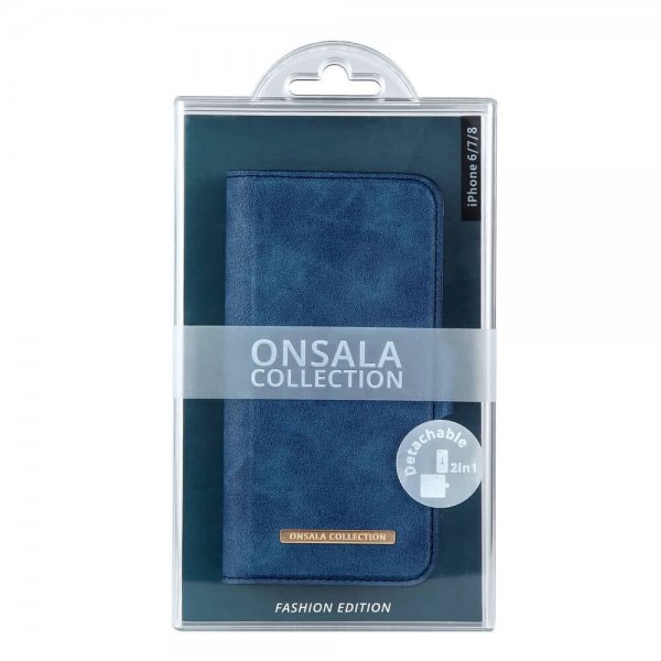 Onsala iPhone 6/6S/7/8/SE Fodral Fashion Edition Löstagbart Skal Royal Blue