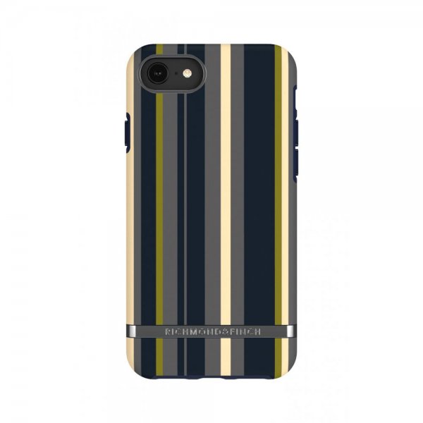 Richmond & Finch iPhone 6/6S/7/8/SE Skal Navy Stripes
