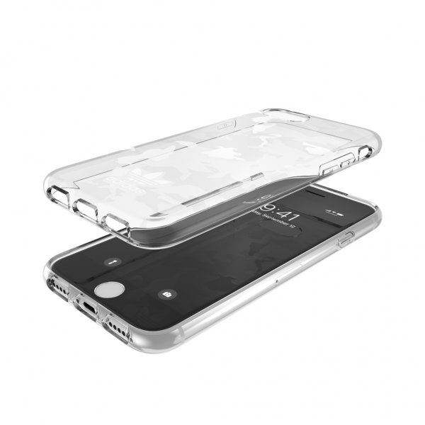 Adidas iPhone 6/6S/7/8/SE Skal Snap Case Camo Clear AOP