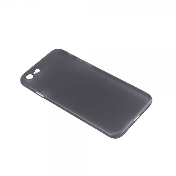Gear iPhone 7/8/SE Skal TPU Semitransparent Svart
