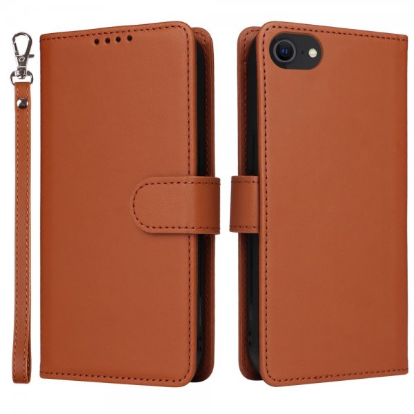 Betopnice iPhone 6/6S/7/8/SE Fodral med Löstagbart Skal 005 Brun