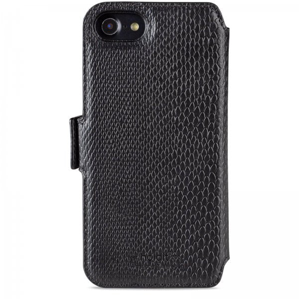 holdit iPhone 6/6S/7/8/SE Fodral Wallet Case Magnet Serpent Black