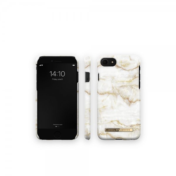 Ideal of Sweden iPhone 6/6S/7/8/SE Skal Fashion Case Golden Pearl Marble